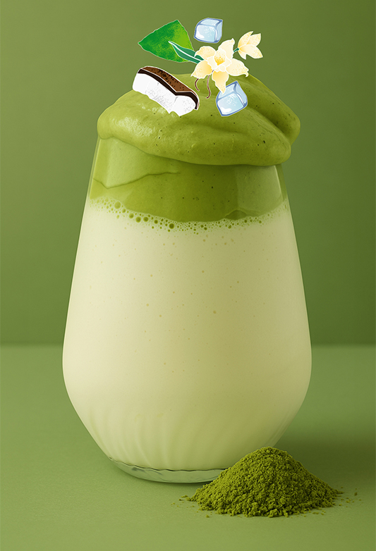 Whipped Matcha Dalgona