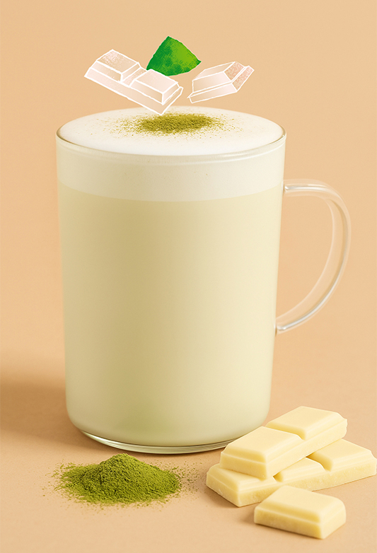 White Chocolate Matcha Latte